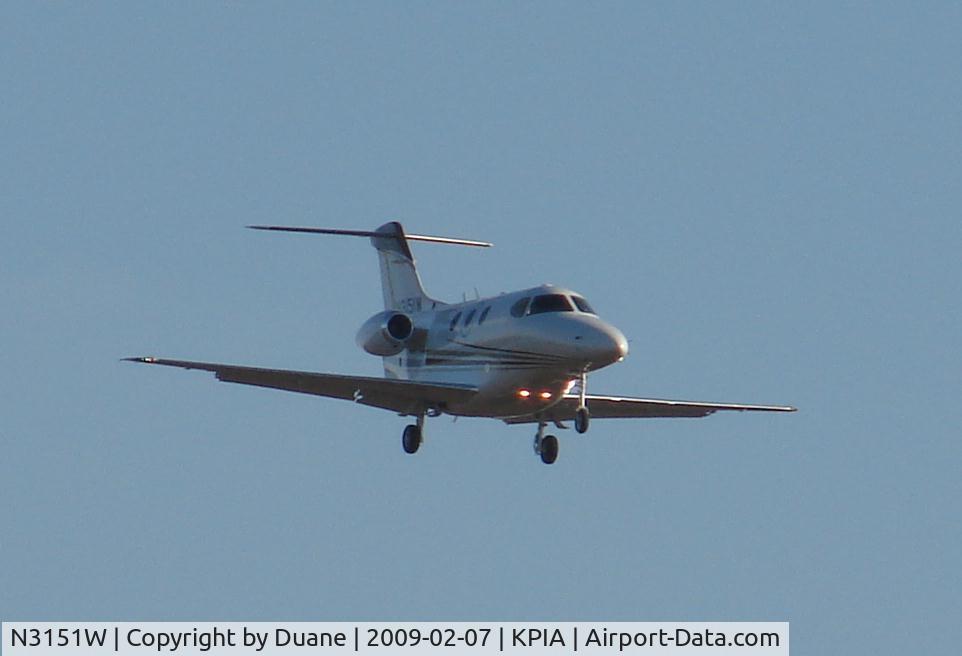 N3151W, 2008 Hawker Beechcraft Corp 390 C/N RB-251, Hawker Landing