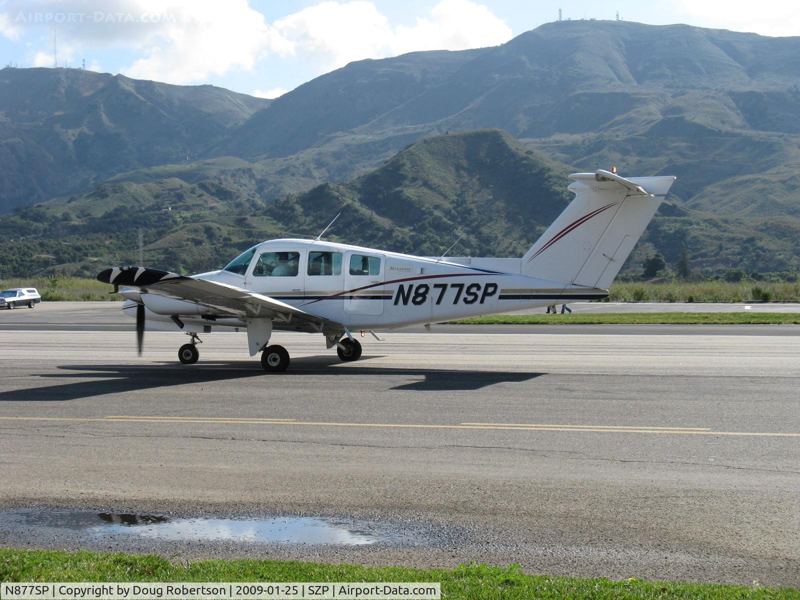 N877SP, 1980 Beech 76 Duchess C/N ME-310, 1980 Beech 76 DUCHESS, two Lycoming O-360-A1G6D 180 Hp each, taxi after landing Rwy 22