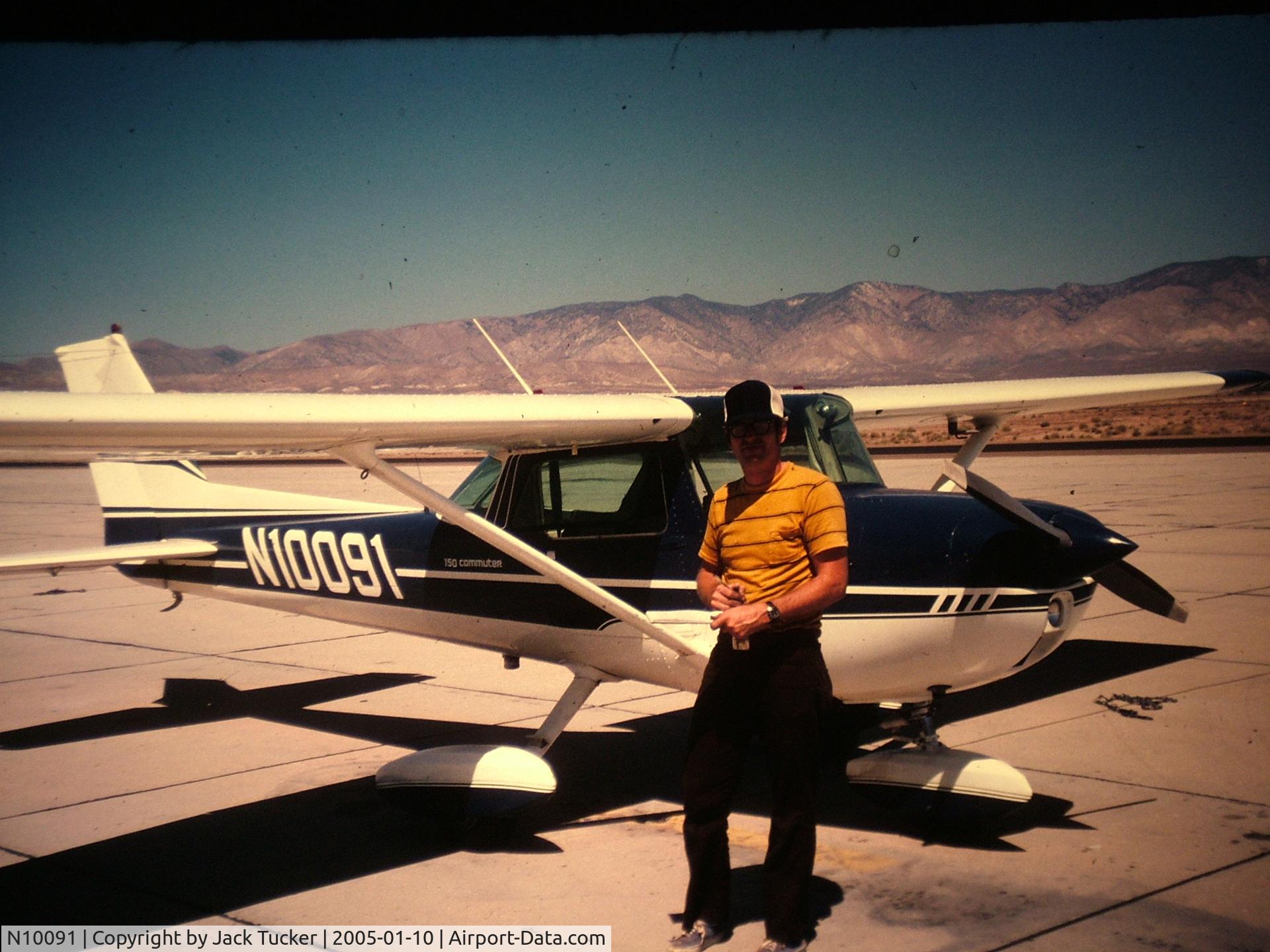 N10091, 1973 Cessna 150L C/N 15074787, Taken in the mid-seventies in Southern California - Unknown Person
