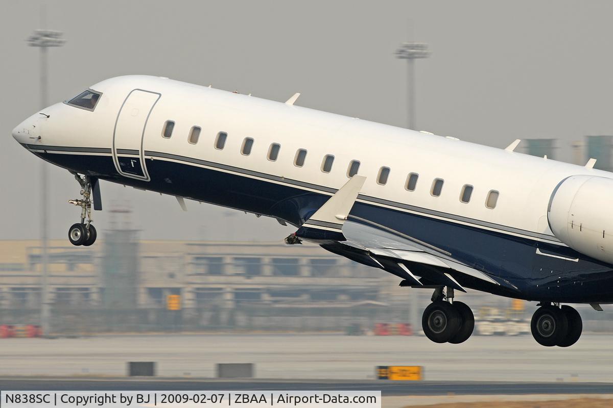N838SC, 1999 Bombardier BD-700 1A10 Global Express C/N 9035, ZBAA-VHHH