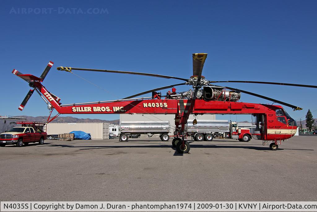 N4035S, 1975 Sikorsky S-64E C/N 64099, N4035S is here in So Cal for some contract work and is being based out of VNY.