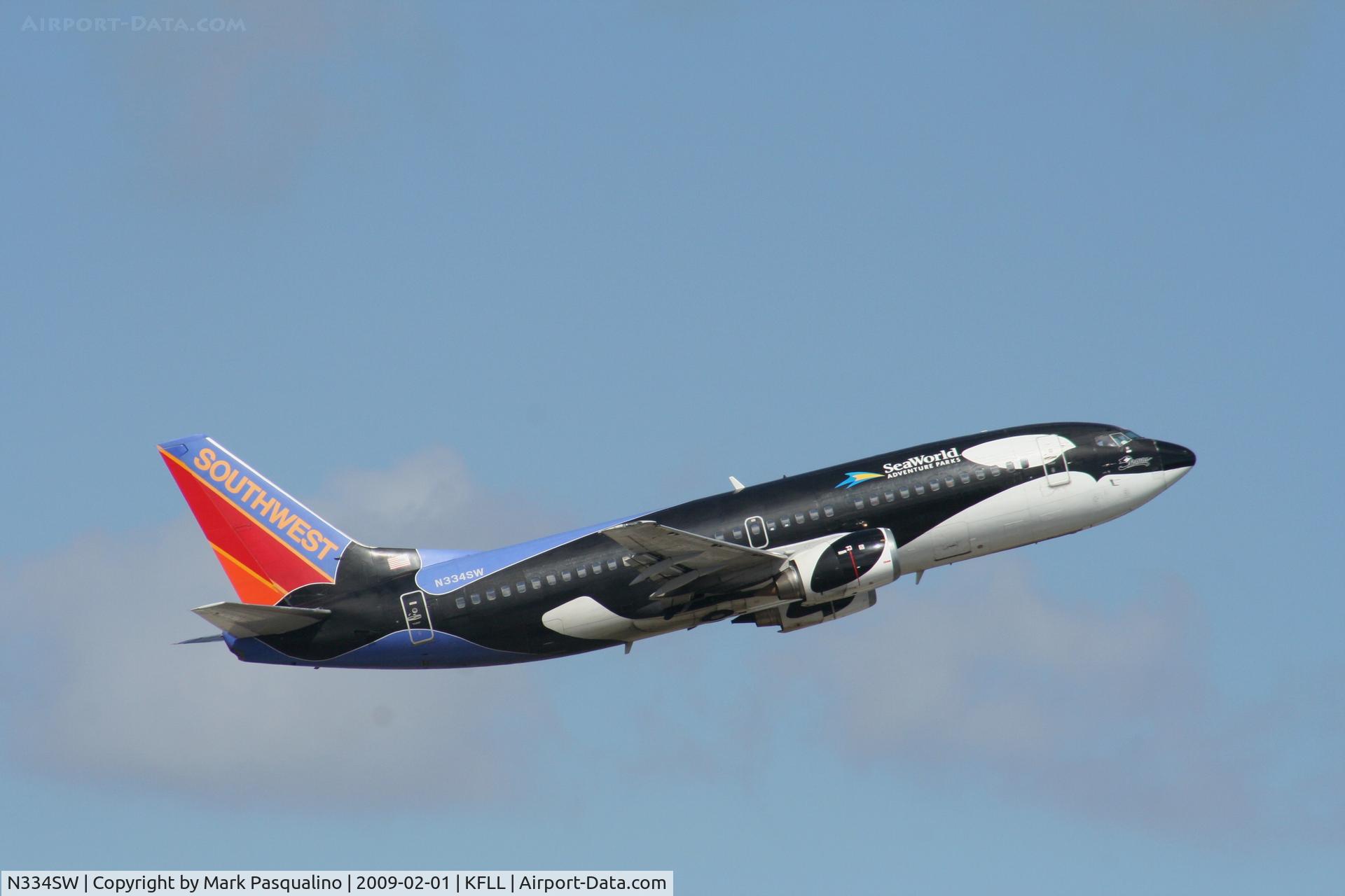 N334SW, 1988 Boeing 737-3H4 C/N 23938, Boeing 737-300