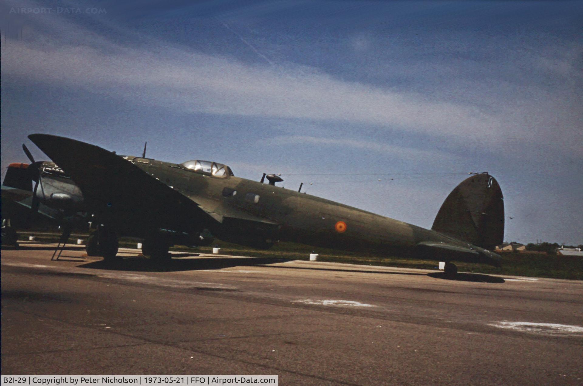 B2I-29, CASA 2-111D C/N 152, CASA 2-111H gifted by the Spanish Govt to the USAF Museum in 1971 as displayed in the summer of 1973.