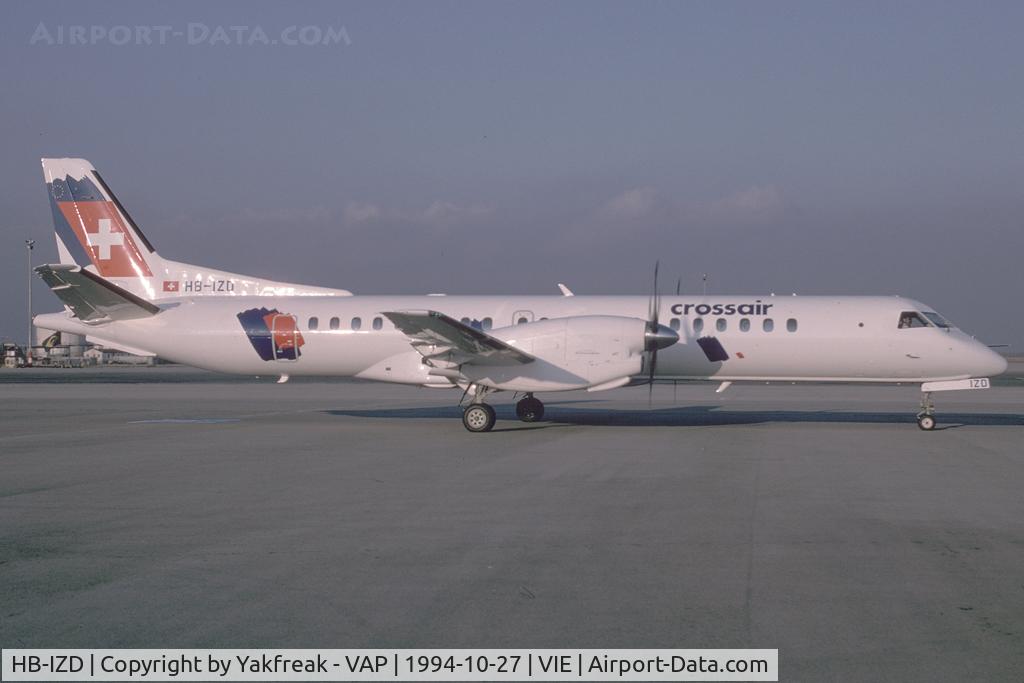 HB-IZD, 1993 Saab 2000 C/N 2000-007, Crossair Saab 2000