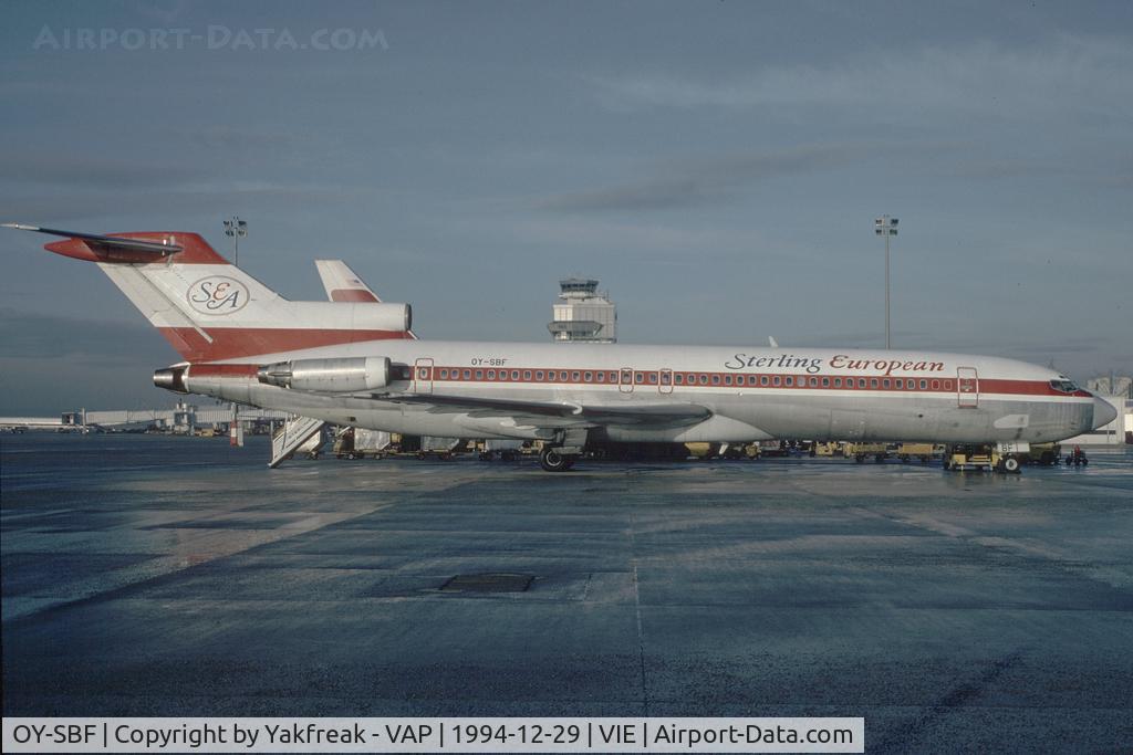 OY-SBF, 1980 Boeing 727-2J4F C/N 22080, Sterling European Boeing 727-200