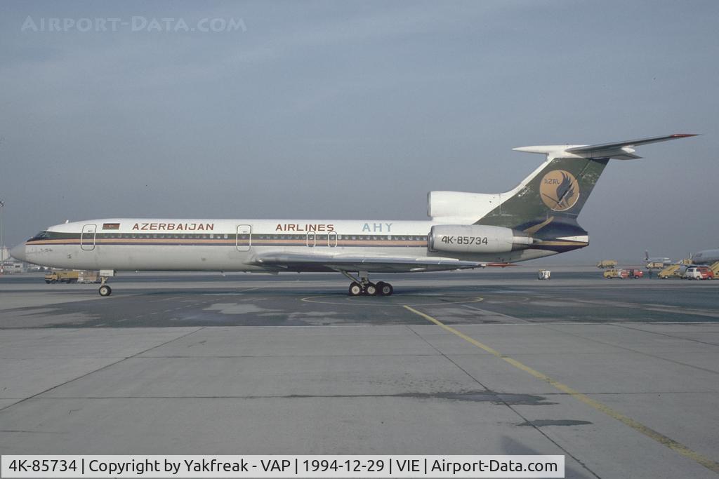 4K-85734, 1992 Tupolev Tu-154M C/N 92A916, Azerbaijan Airlines Tupolev 154