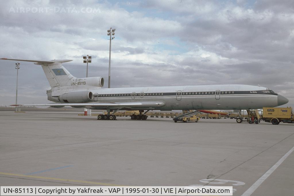 UN-85113, 1975 Tupolev Tu-154A C/N 75A113, Kazakstan Airlines Tupolev 154