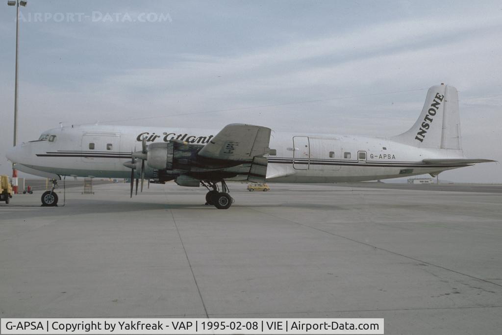 G-APSA, 1958 Douglas DC-6A C/N 45497, Air Atlantique DC6