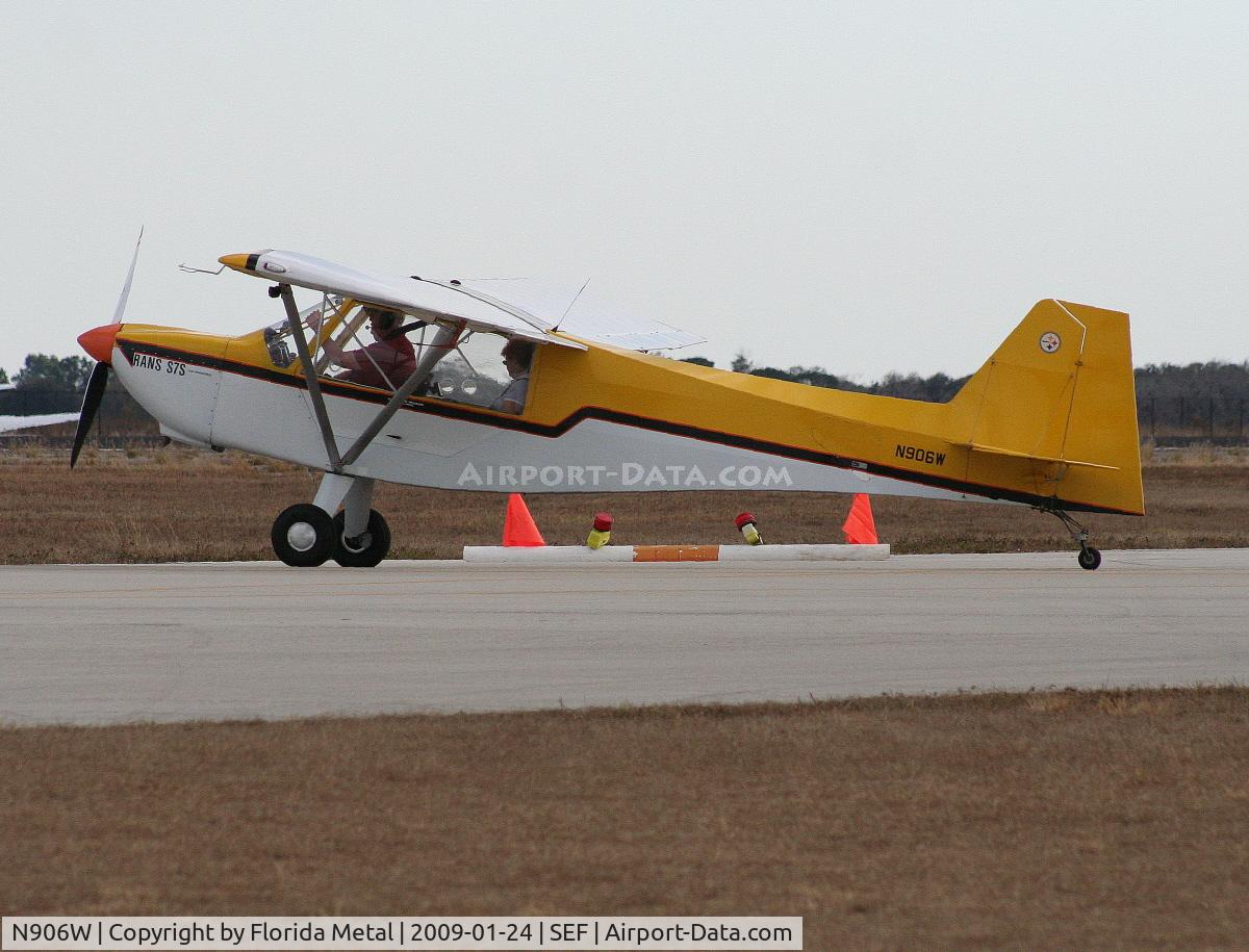N906W, 2007 Rans S-7S Courier C/N 0306431, Rans S7S