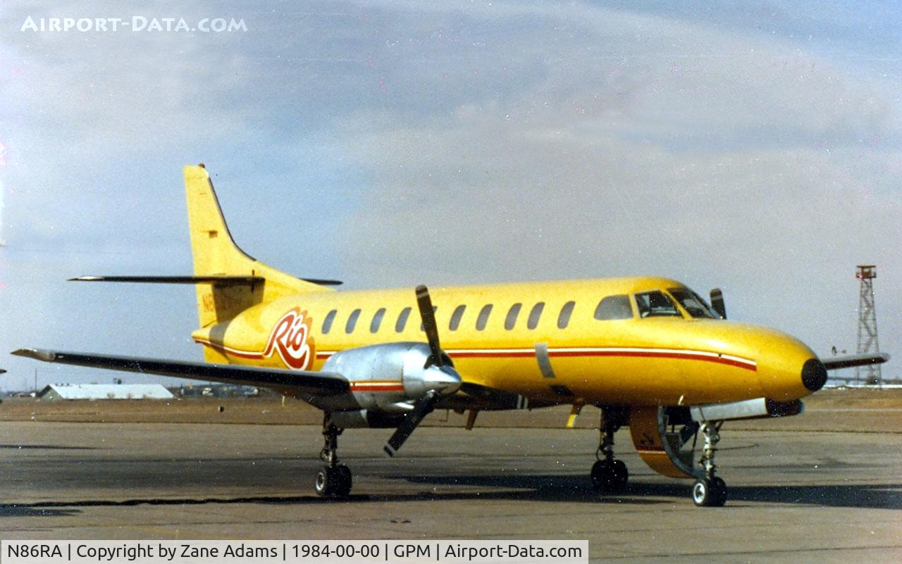 N86RA, 1975 Swearingen SA-226TC Metro II C/N TC-217, Rio Airways Metroliner at Grand Prairie Muni