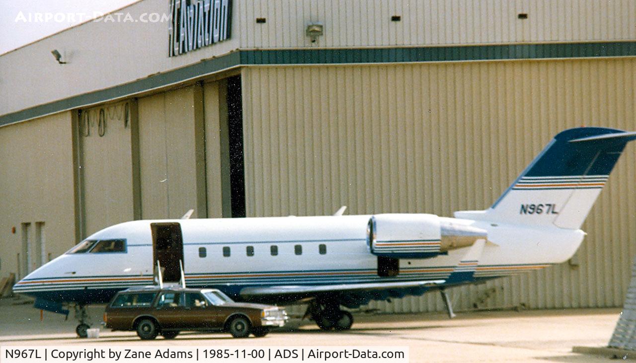N967L, 1984 Canadair Challenger 601 (CL-600-2A12) C/N 3023, Frito Lay Corporation at Dallas Addison Airport