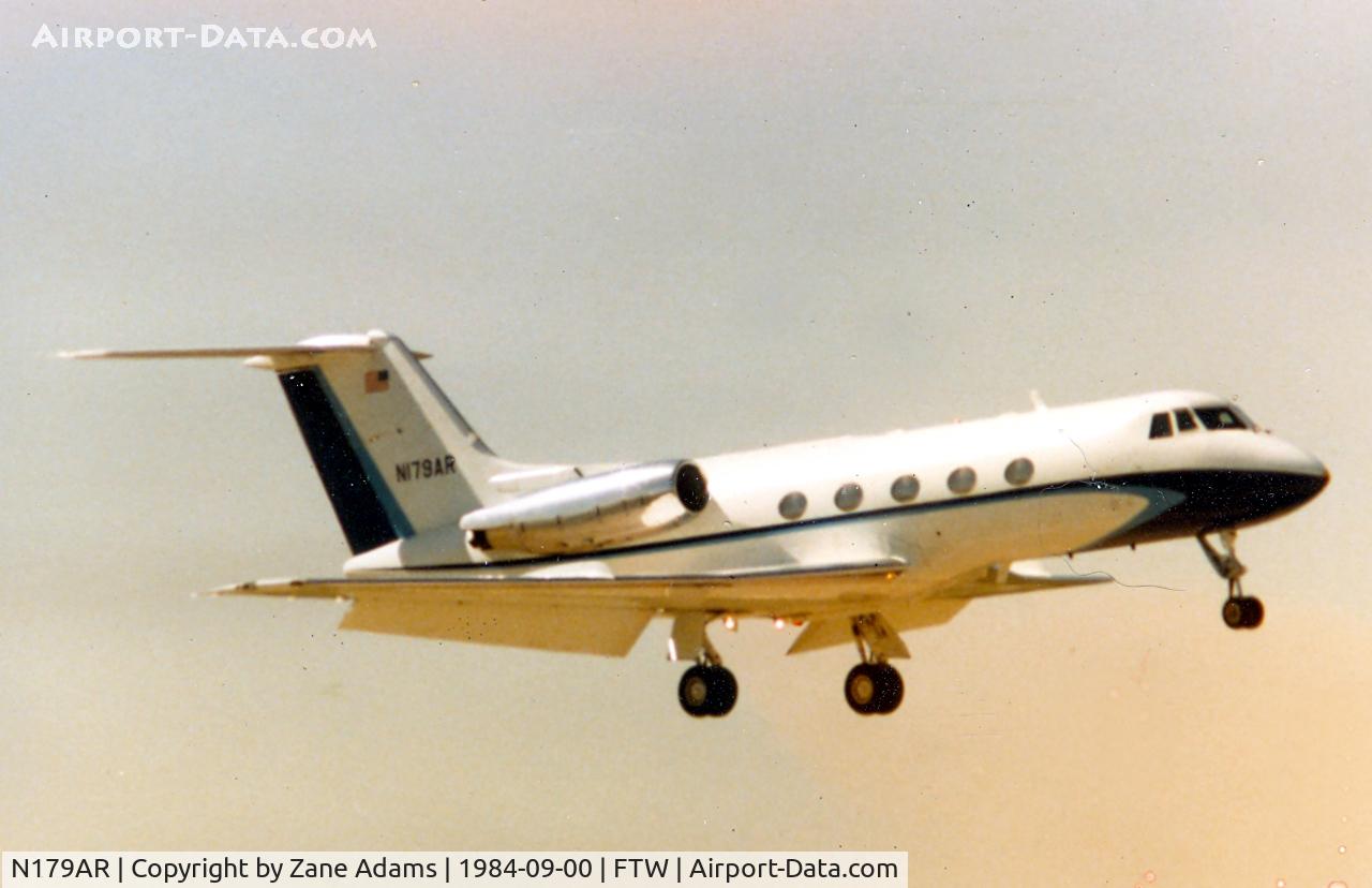 N179AR, 1968 Grumman G-1159 Gulfstream II C/N 37, Landing at Meacham Field