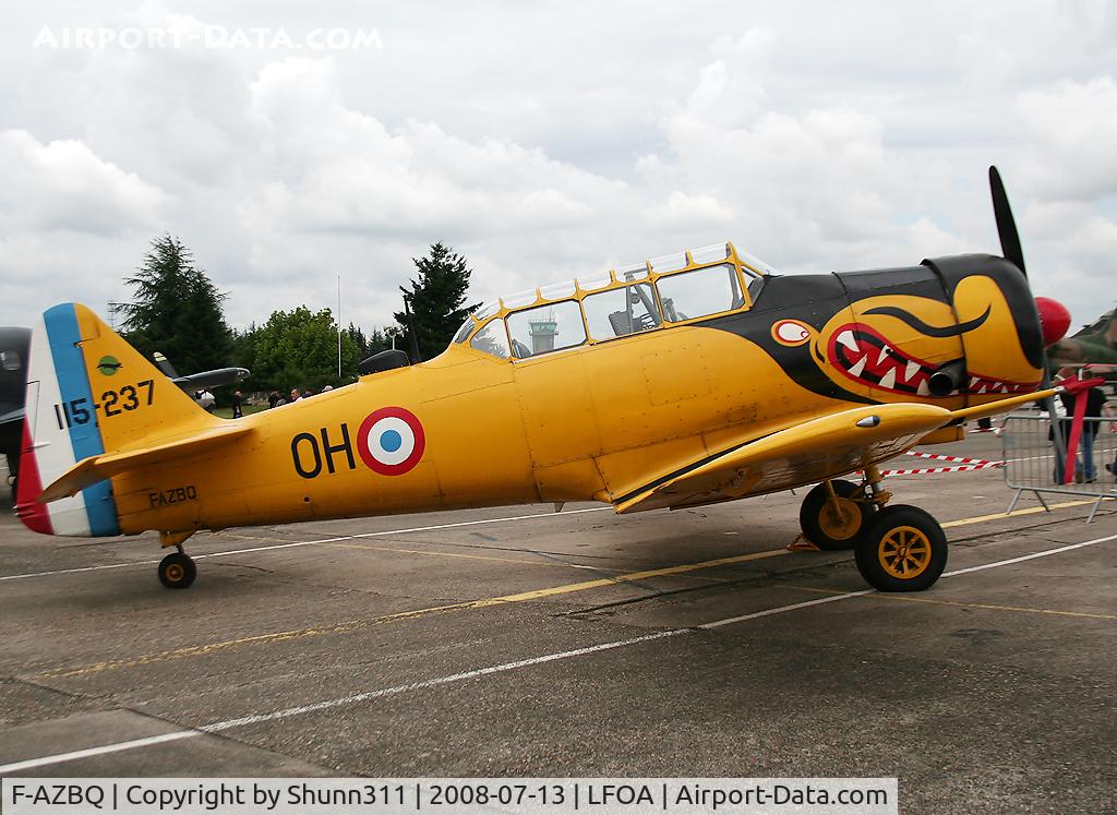 F-AZBQ, North American T-6G Texan C/N 182-535, Displayed during LFOA Airshow 2008
