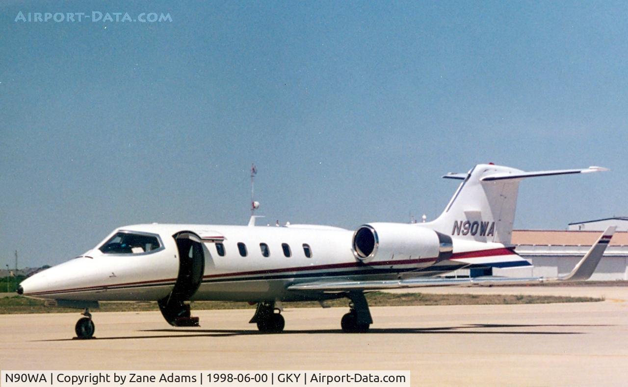 N90WA, 1990 Learjet 31 C/N 028, At Arlington Municipal