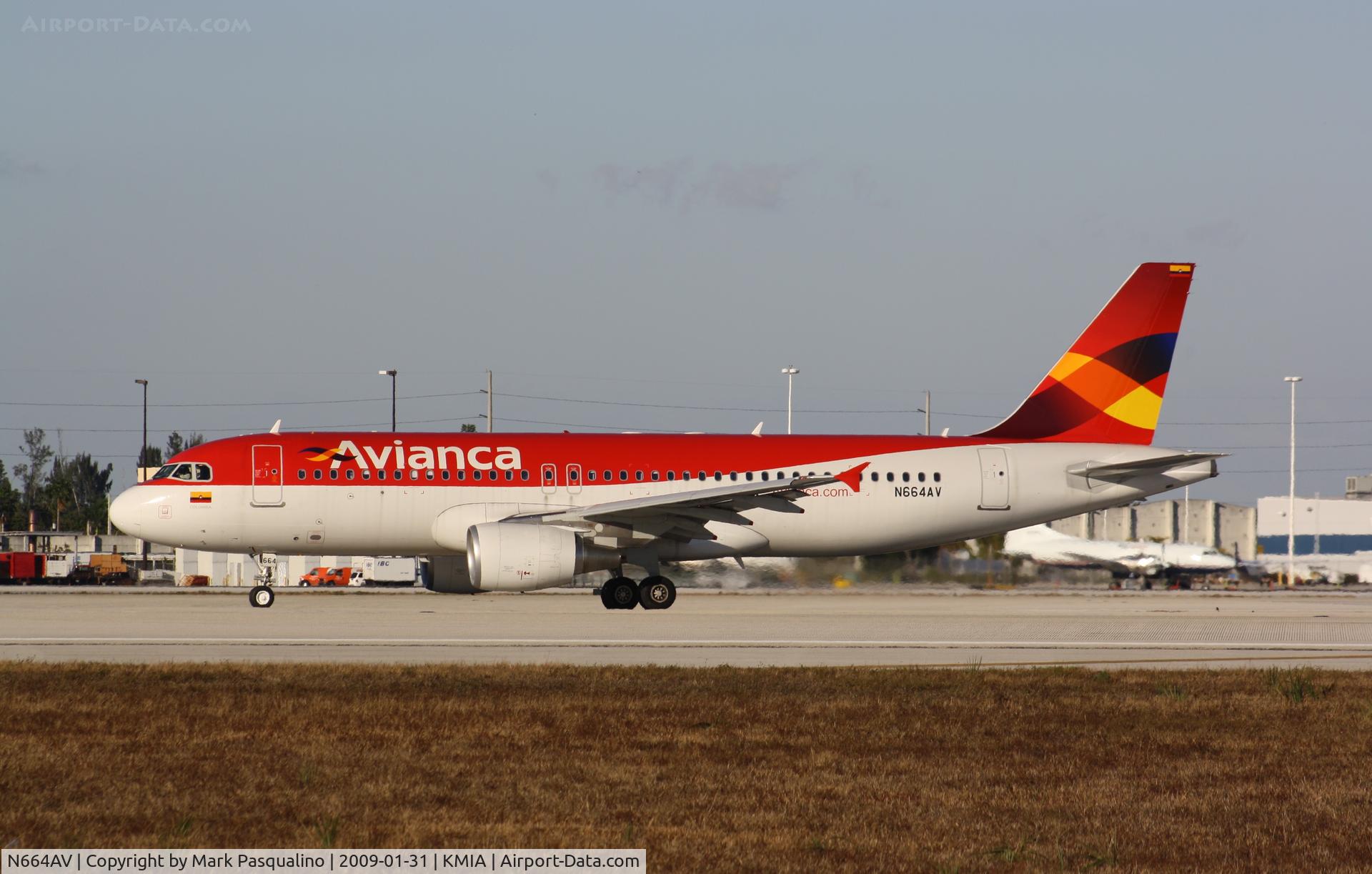 N664AV, 2008 Airbus A320-214 C/N 3664, Airbus A320