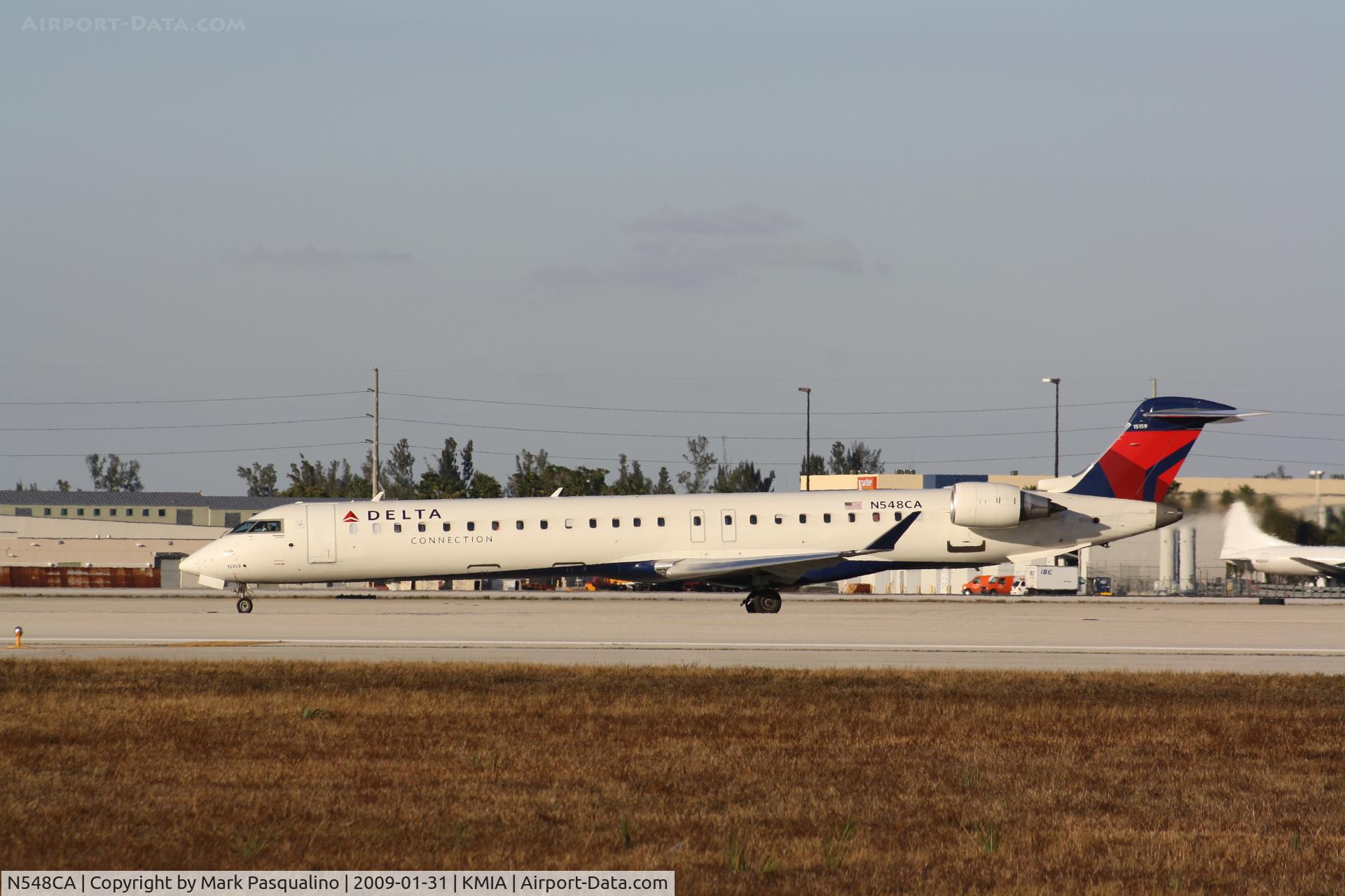 N548CA, 2008 Bombardier CRJ-900ER (CL-600-2D24) C/N 15159, CL600-2D24