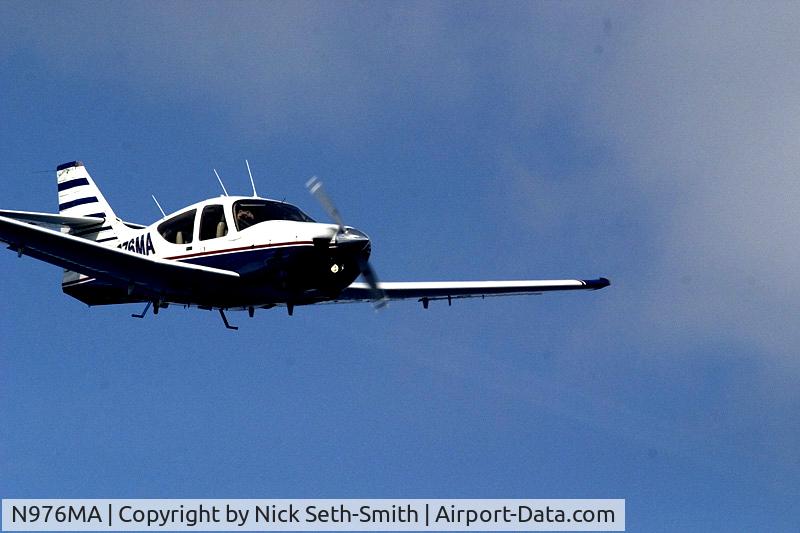N976MA, 1976 Rockwell International 112TC Commander C/N 13043, N976MA on low pass