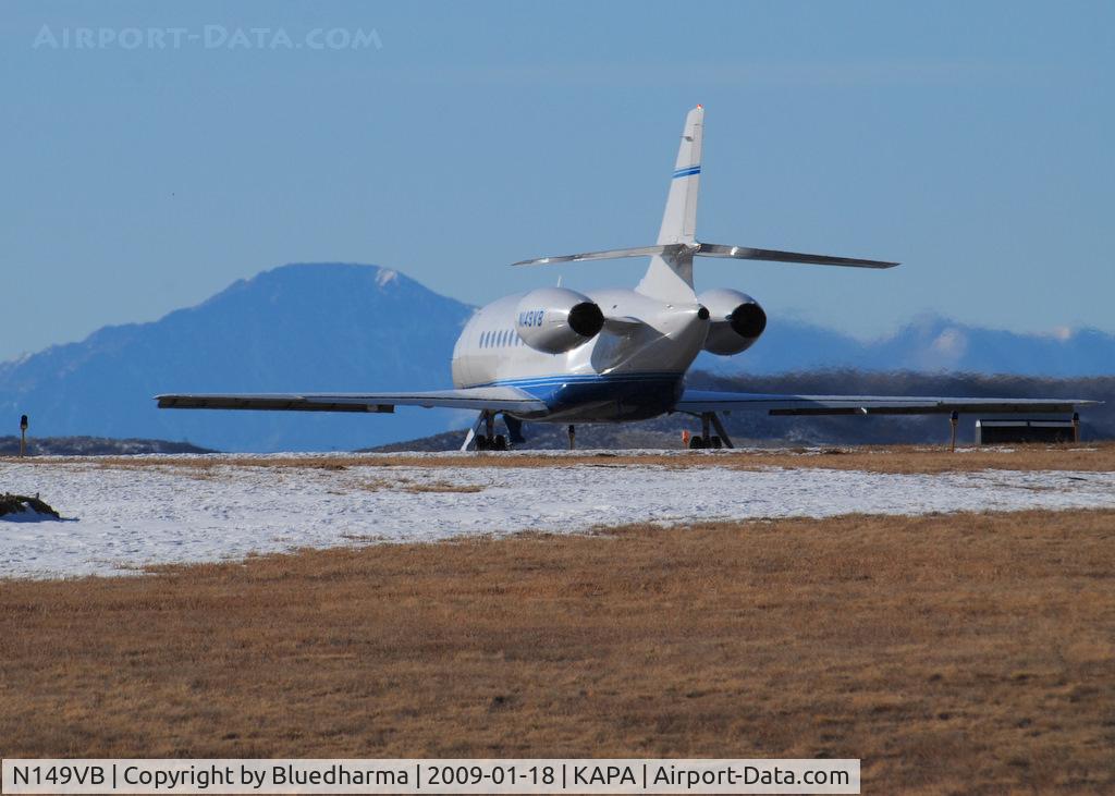 N149VB, 1997 Dassault Falcon 2000 C/N 53, Takeoff on 17L.