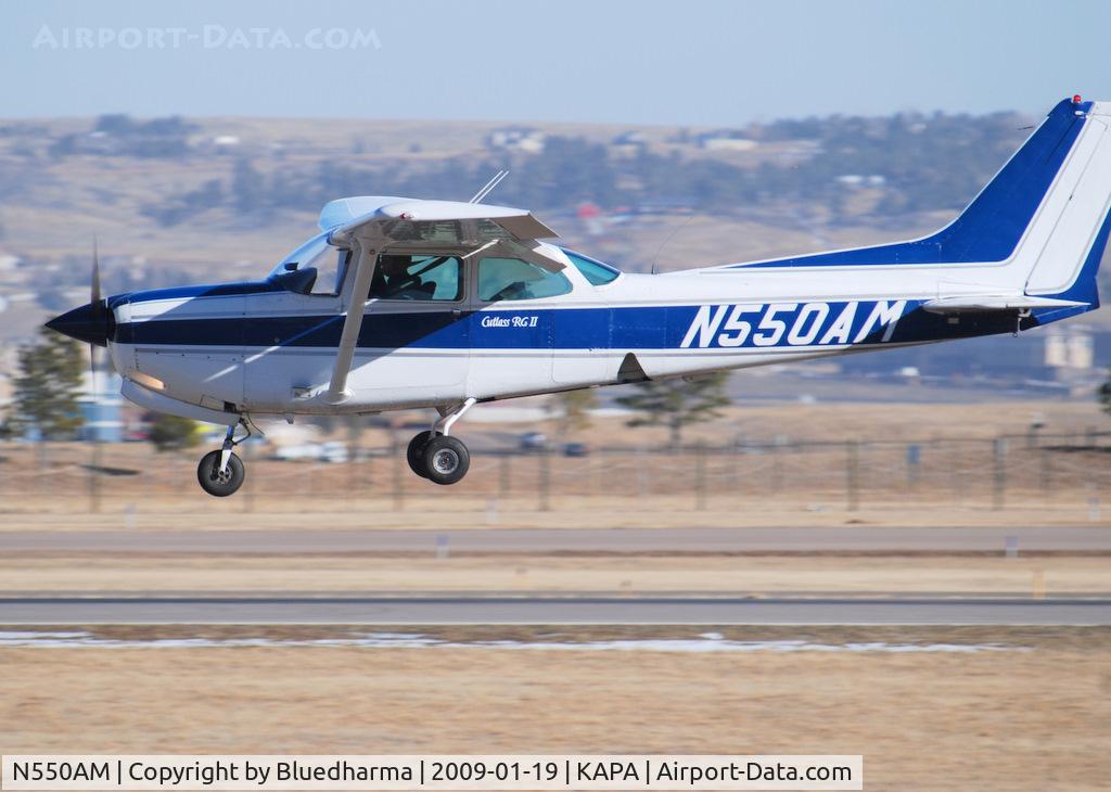 N550AM, 1980 Cessna 172RG Cutlass RG C/N 172RG0702, Touch and go on 35L.