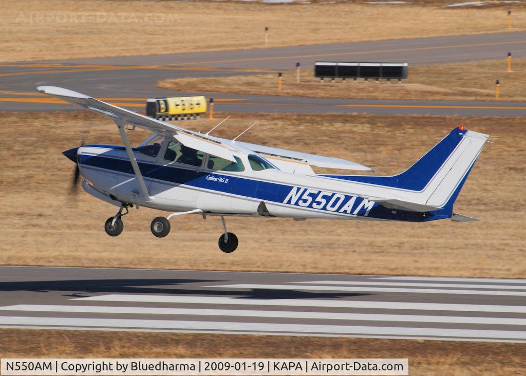 N550AM, 1980 Cessna 172RG Cutlass RG C/N 172RG0702, Touch and go on 35L.