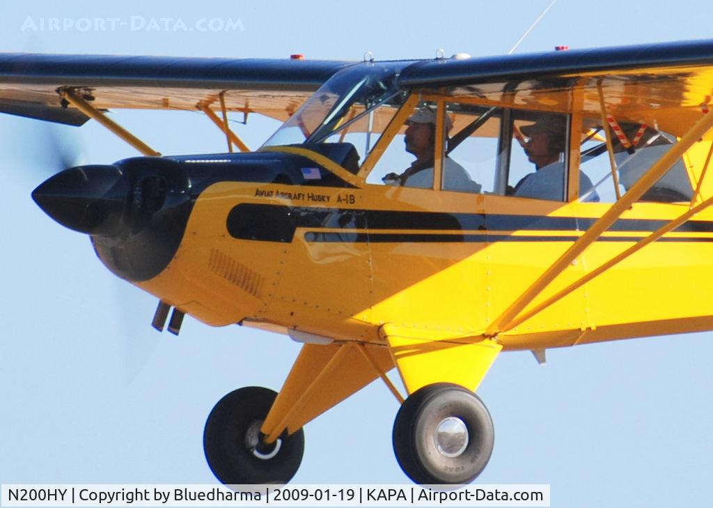 N200HY, 2005 Aviat A-1B Husky C/N 2308, Final Approach to 35L.