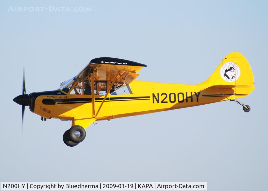 N200HY, 2005 Aviat A-1B Husky C/N 2308, Final Approach to 35L.