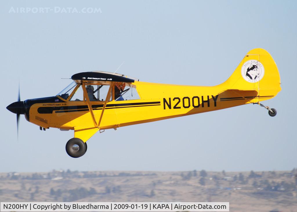 N200HY, 2005 Aviat A-1B Husky C/N 2308, Final Approach to 35L.