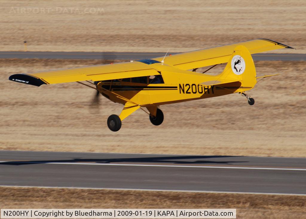 N200HY, 2005 Aviat A-1B Husky C/N 2308, Final Approach to 35L.