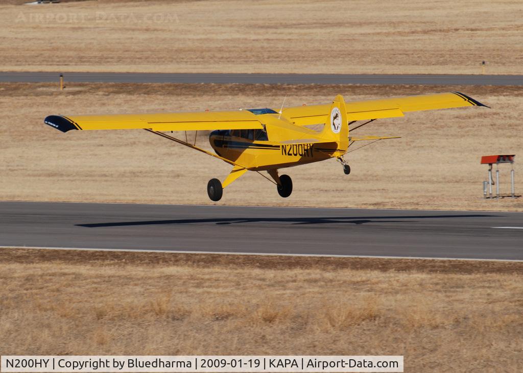N200HY, 2005 Aviat A-1B Husky C/N 2308, Final Approach to 35L.