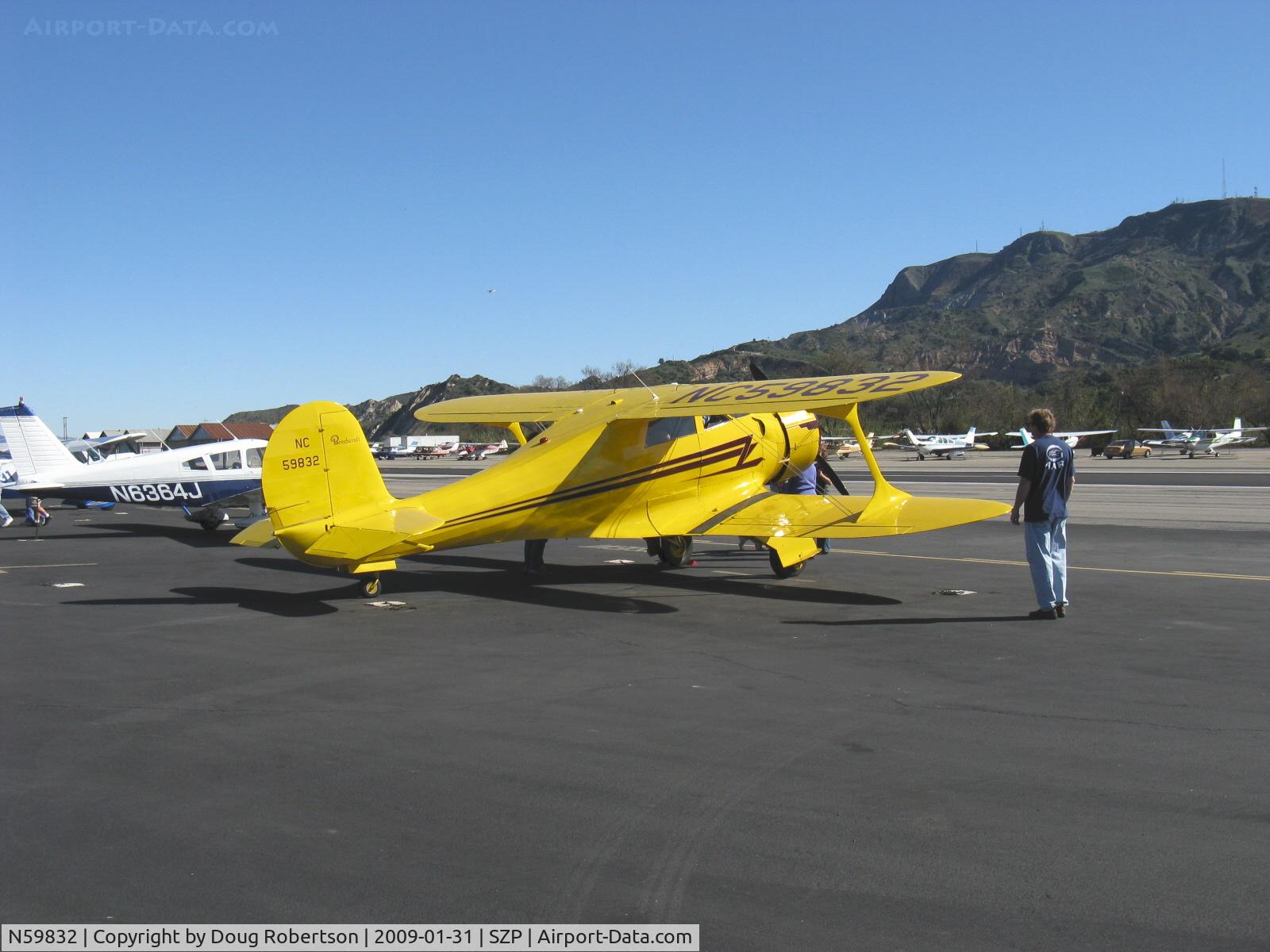 N59832, 1943 Beech D17S Staggerwing C/N 4837, 1943 Beecg D17S STAGGERWING, P&W R-985 Wasp Jr. 450 Hp