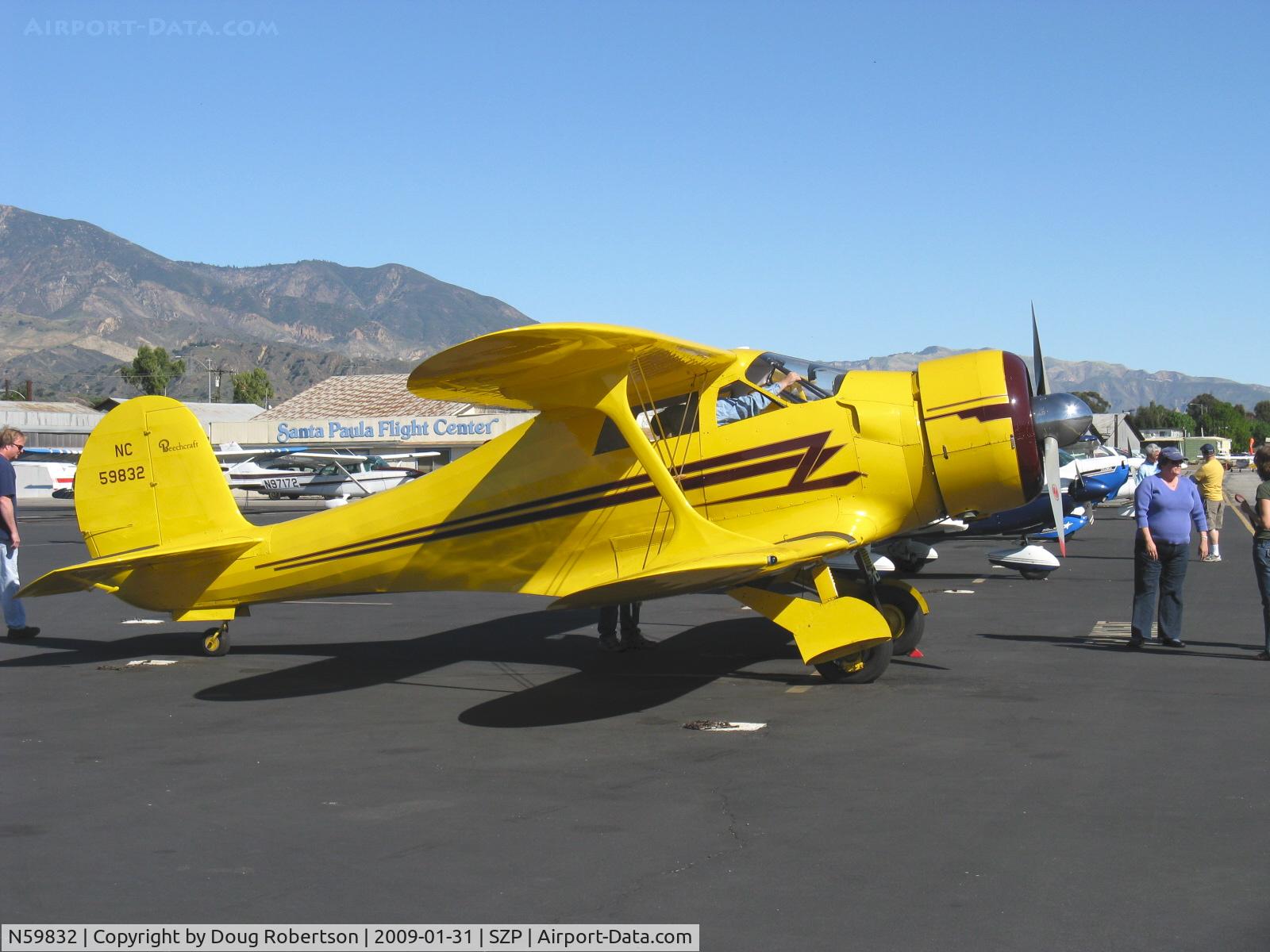 N59832, 1943 Beech D17S Staggerwing C/N 4837, 1943 Beech D17S STAGGERWING, P&W R-985 Wasp Jr. 450 Hp, one of the most classically graceful aircraft ever. Even the tailwheel retracts.