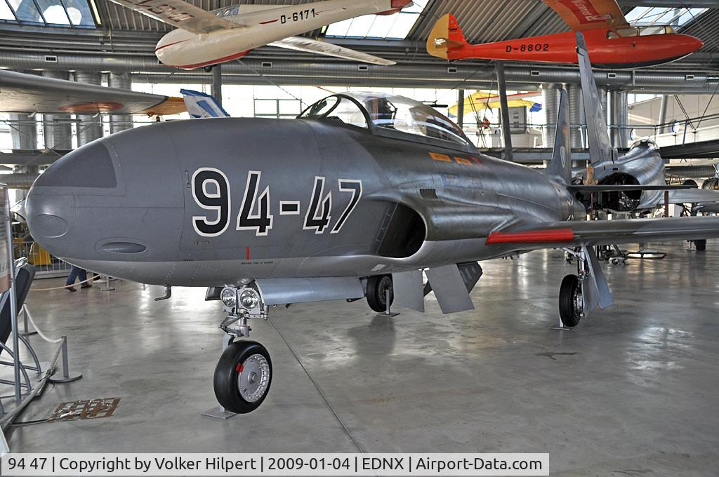 94 47, Lockheed T-33A Shooting Star C/N 580-8967, at museum Oberschleissheim