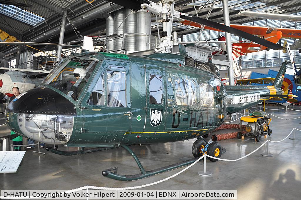 D-HATU, 1970 Bell (Dornier) UH-1D Iroquois (205) C/N 8066, at museum Oberschleissheim