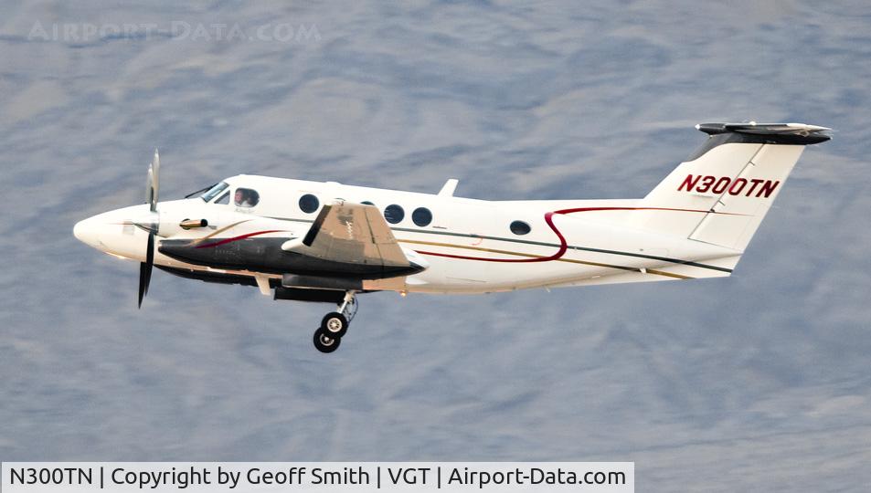 N300TN, 1988 Beech Super King Air 300 C/N FA-168, Nose gear up