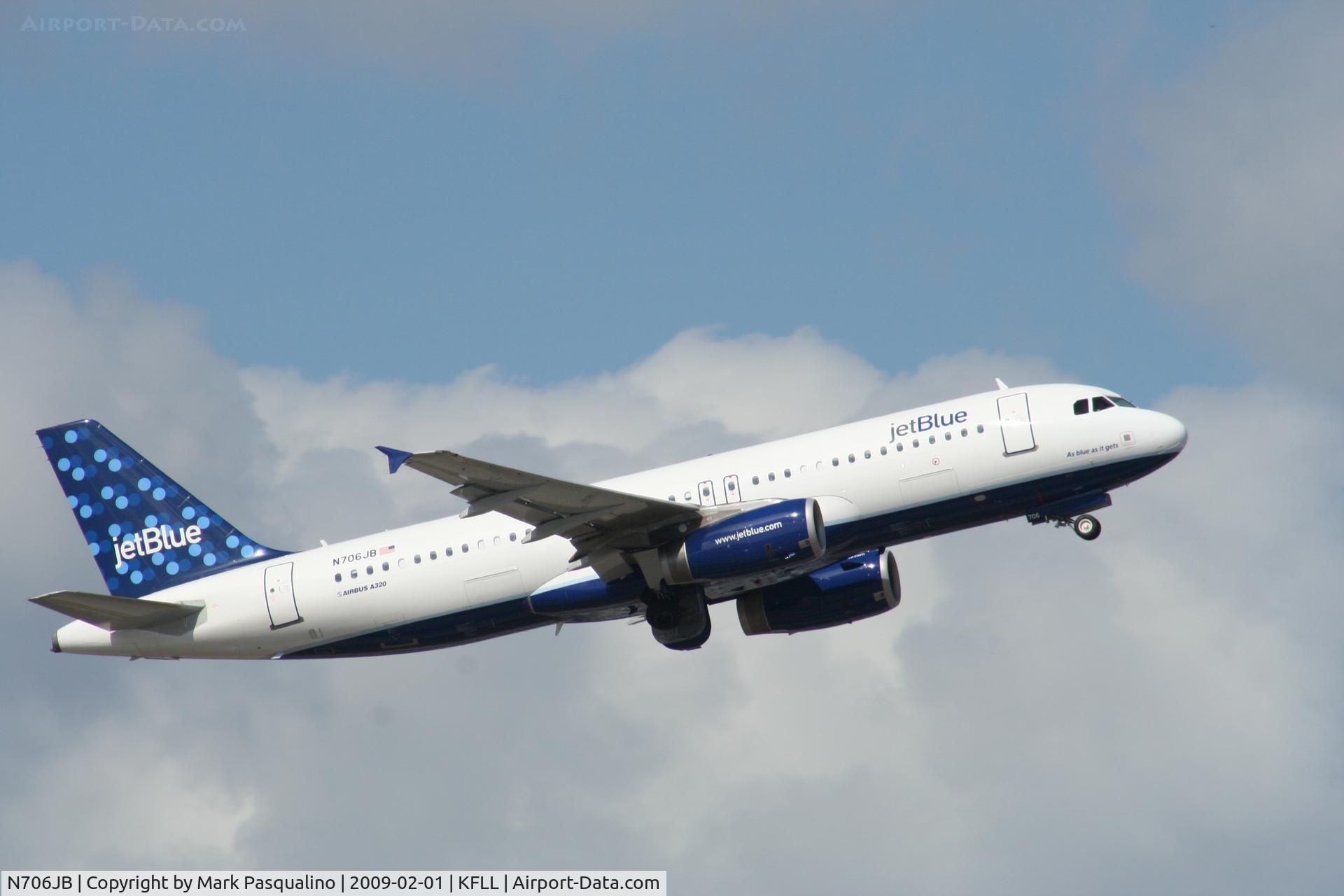 N706JB, 2008 Airbus A320-232 C/N 3451, Airbus A320
