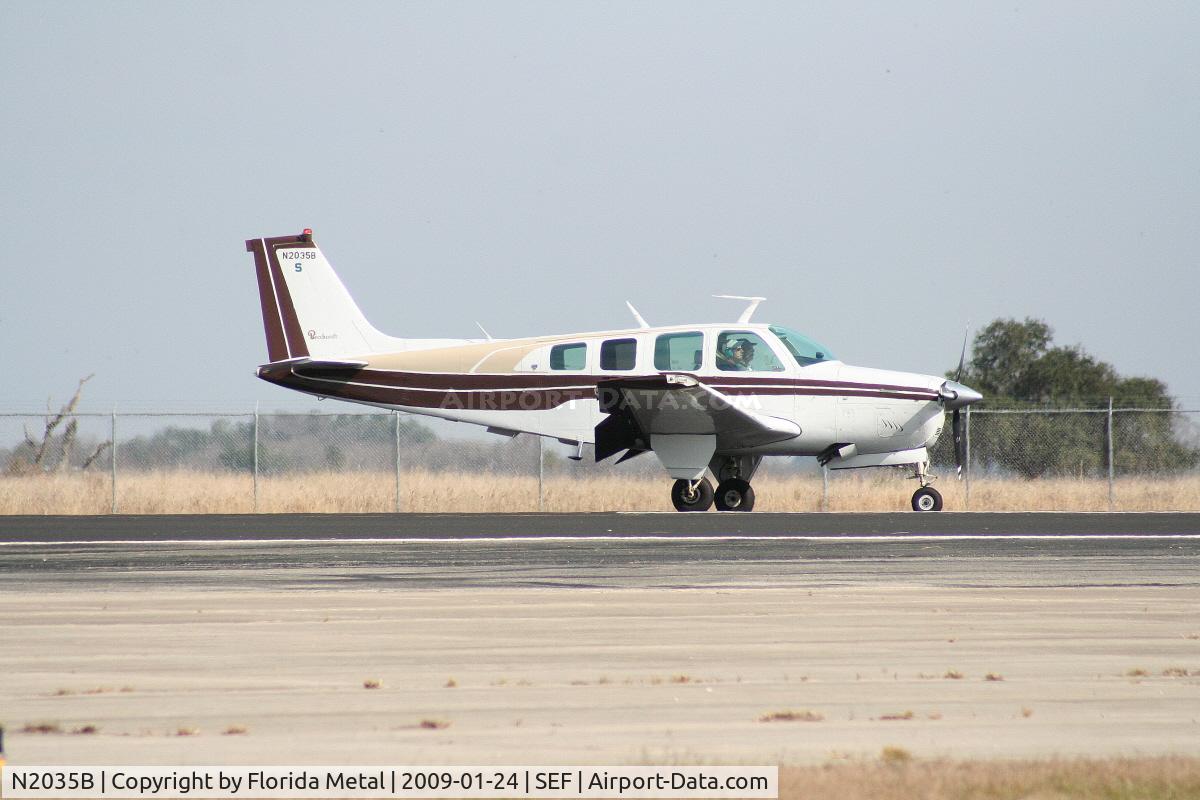 N2035B, 1978 Beech A36 Bonanza 36 C/N E-1359, Beech A36 built 1978