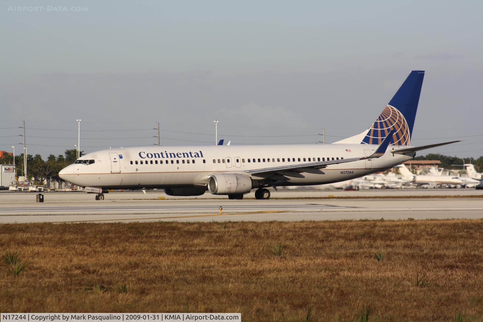 N17244, 1999 Boeing 737-824 C/N 28954, Boeing 737-800