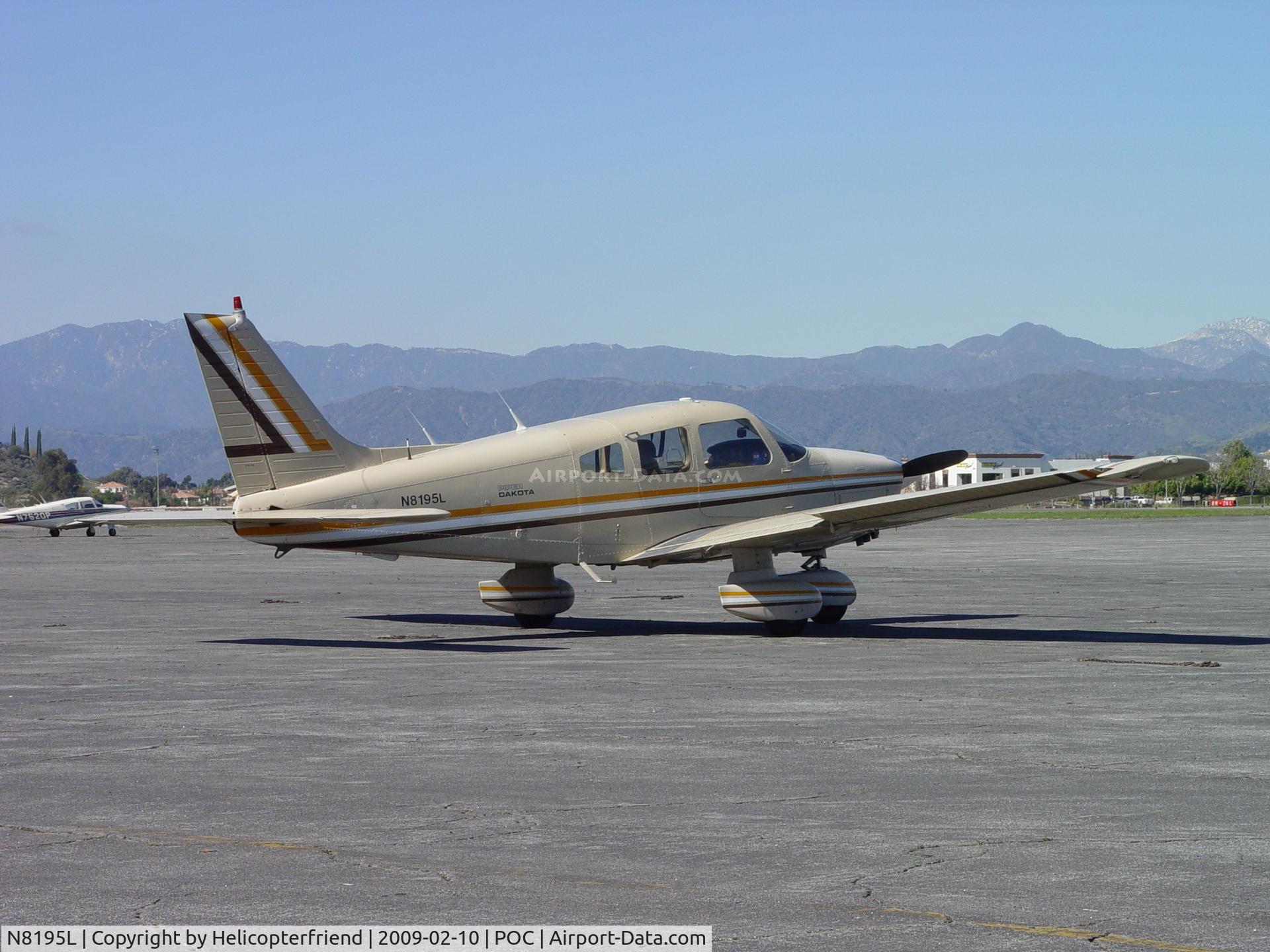 N8195L, 1982 Piper PA-28-236 Dakota C/N 28-8211032, Parked by Howard Aviation