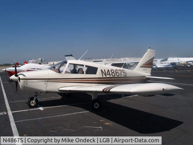N4867S, 1971 Piper PA-28-140 C/N 28-7125391, at Long Beach Airport, when I owned 67S with Ken Bond