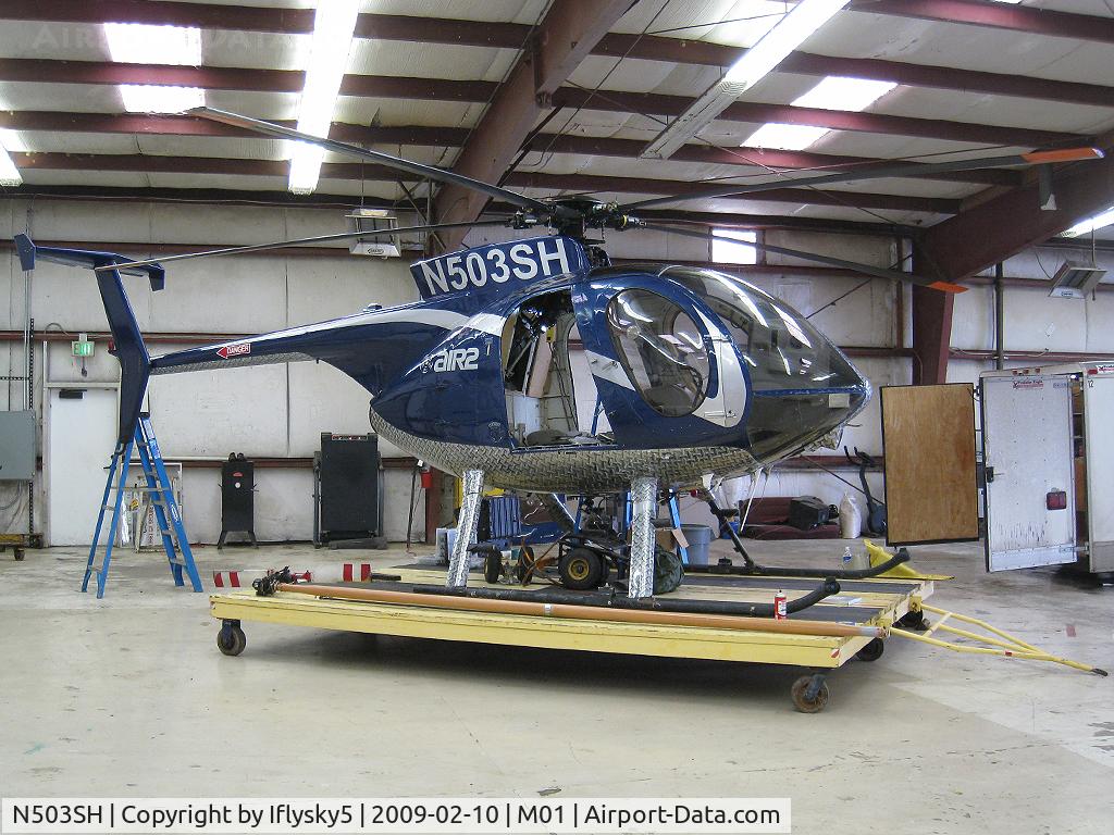 N503SH, 1980 Hughes 369D C/N 500701D, N503SH HUGHES 500D operated by AIR2