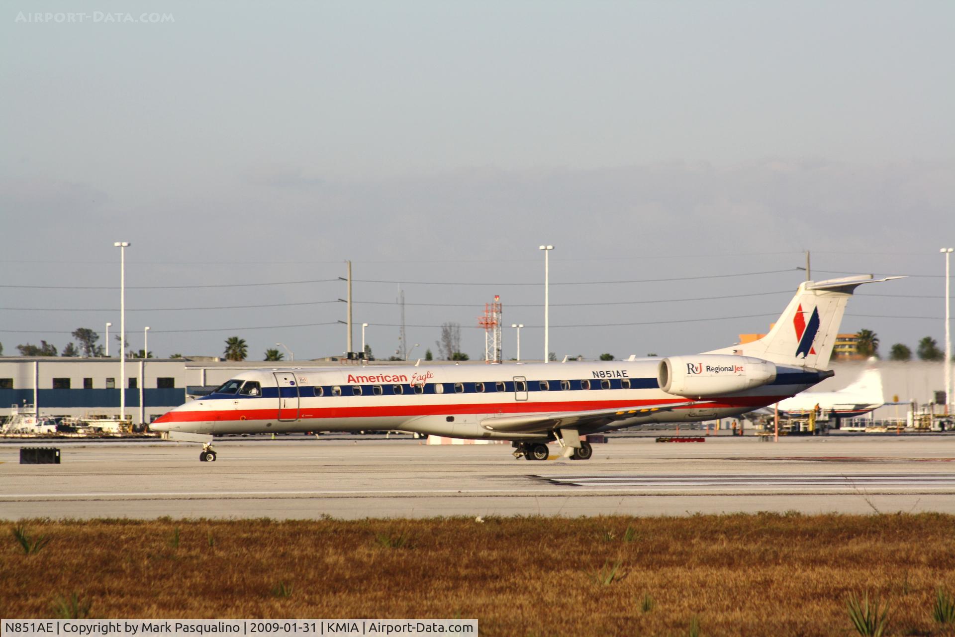 N851AE, 2003 Embraer ERJ-140LR (EMB-135KL) C/N 145734, EMB-135KL