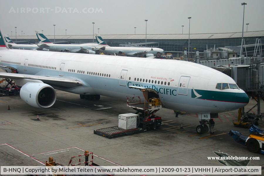 B-HNQ, 2006 Boeing 777-367 C/N 34244 / 567, Cathay Pacific CX400 from Hong Kong to Taipei