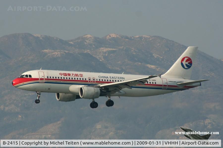B-2415, 2005 Airbus A320-214 C/N 2498, China Eastern Airlines