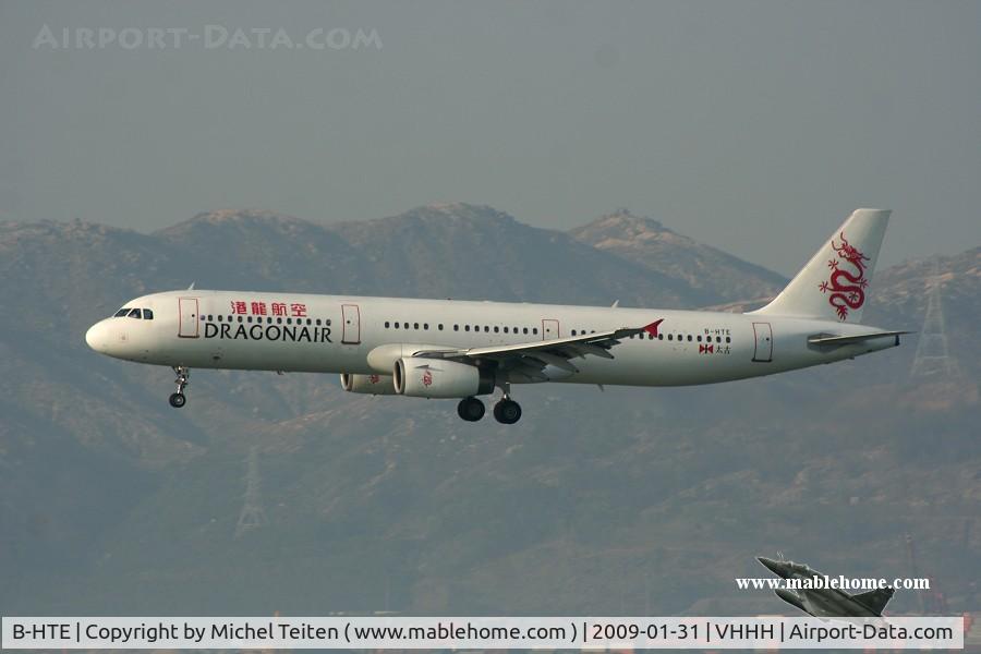 B-HTE, 1999 Airbus A321-231 C/N 1024, Dragonair