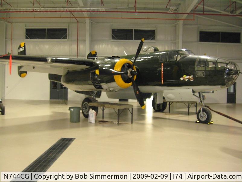 N744CG, 1944 North American B-25N Mitchell C/N 108-32141, At home in the new Champaign Aviation Museum.