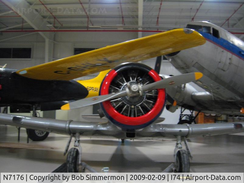 N7176, 1945 North American AT-6C Harvard IIA C/N 88-10154, At home in the new Champaign Aviation Museum.