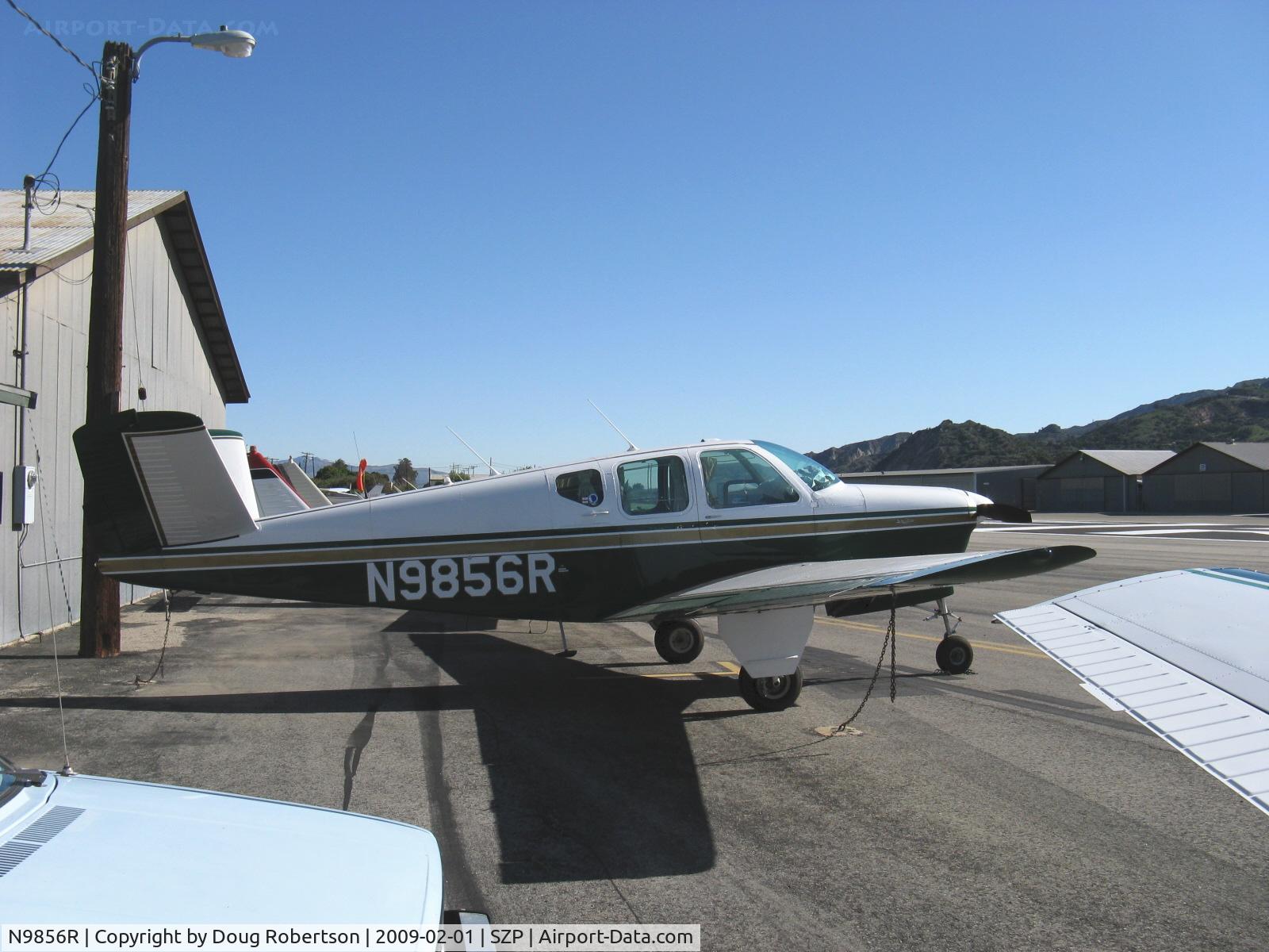 N9856R, 1960 Beech M35 Bonanza C/N D-6398, 1960 Beech M35 BONANZA, Continental IO-470-C 250 Hp