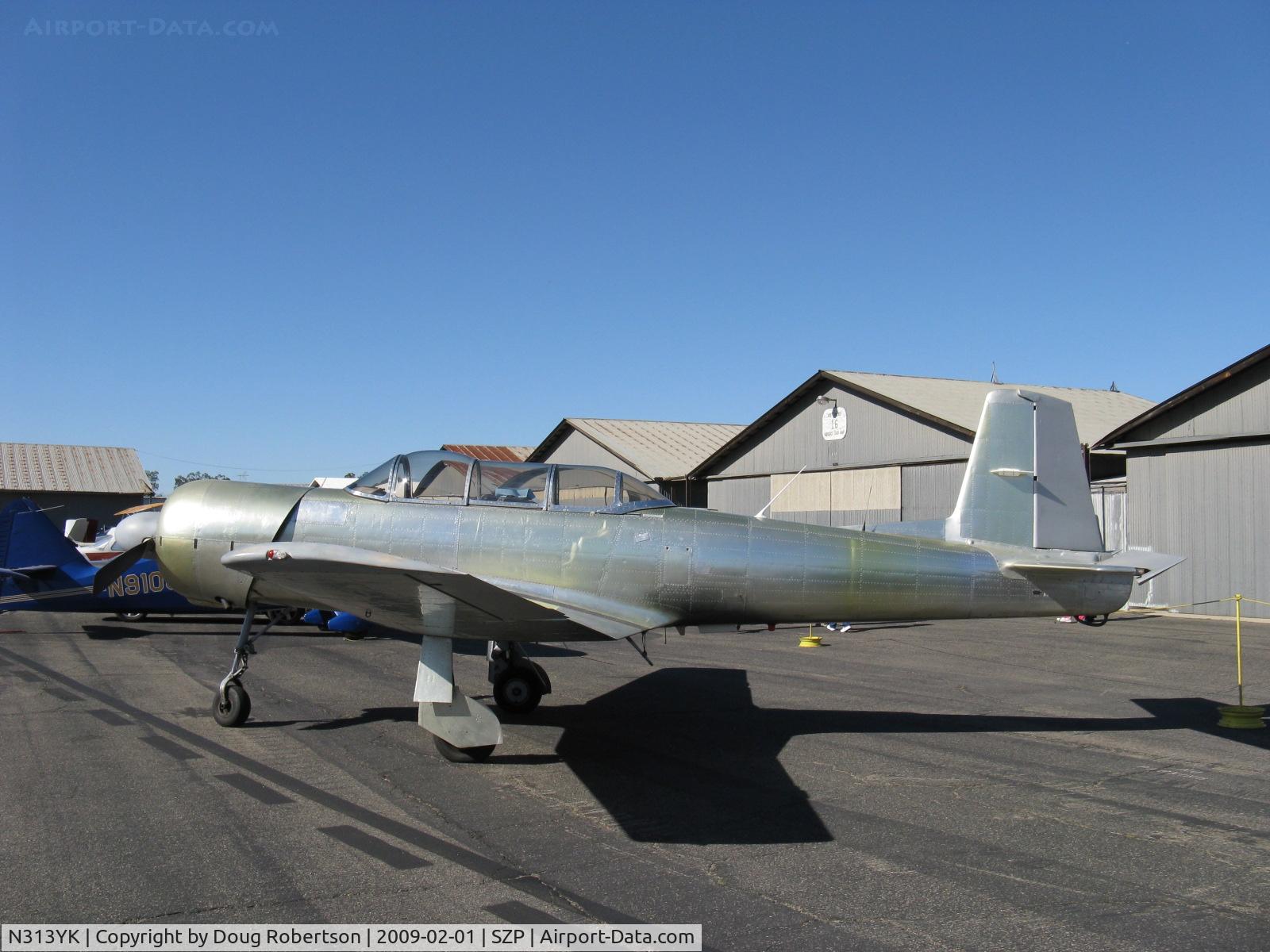 N313YK, 1964 Nanchang CJ-6A C/N 1032013, 1964 Nanchang China CJ-6A, alodine finish, Vedeneev (Ivchenko) M-14P 9 cylinder radial 360 Hp upgrade
