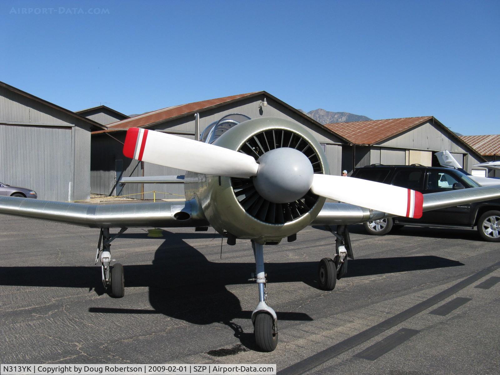 N313YK, 1964 Nanchang CJ-6A C/N 1032013, 1964 Nanchang China CJ-6A, alodine finish, Vedeneev (Ivchenko) M-14P 9 cylinder radial 360 Hp upgrade, note larger blade prop to absorb added horsepower over 285 Hp original