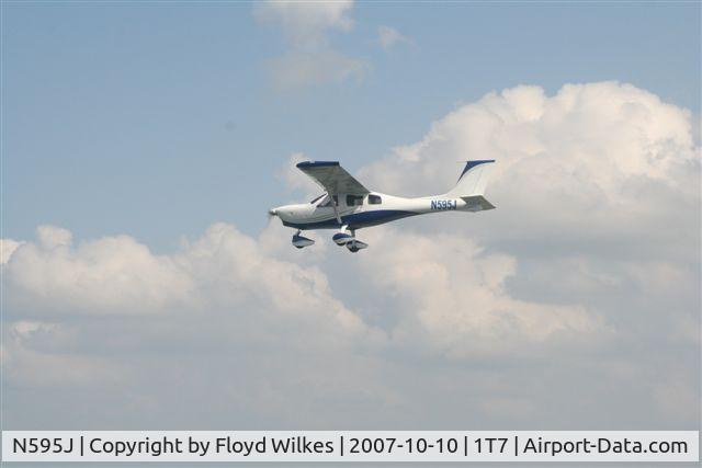 N595J, 2007 Jabiru J250-SP C/N 415, J250 in flight